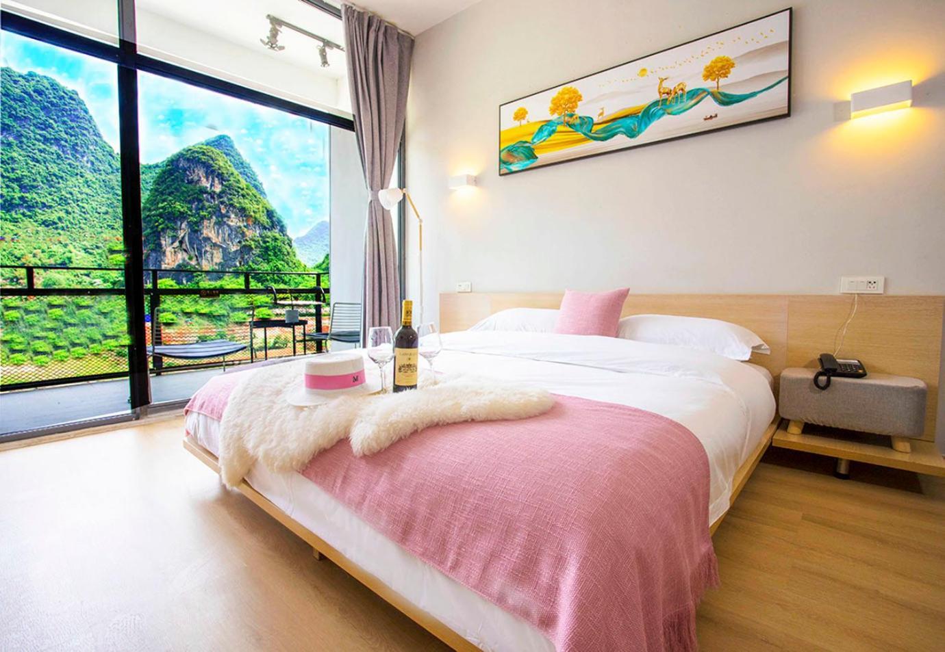 Sure I Do全景山宿 Yangshuo Eksteriør billede